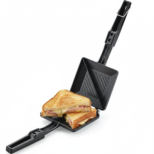 Cooklet ToastPro™ – 2 Slice Gas Sandwich Maker | Non-Stick & Flame Safe