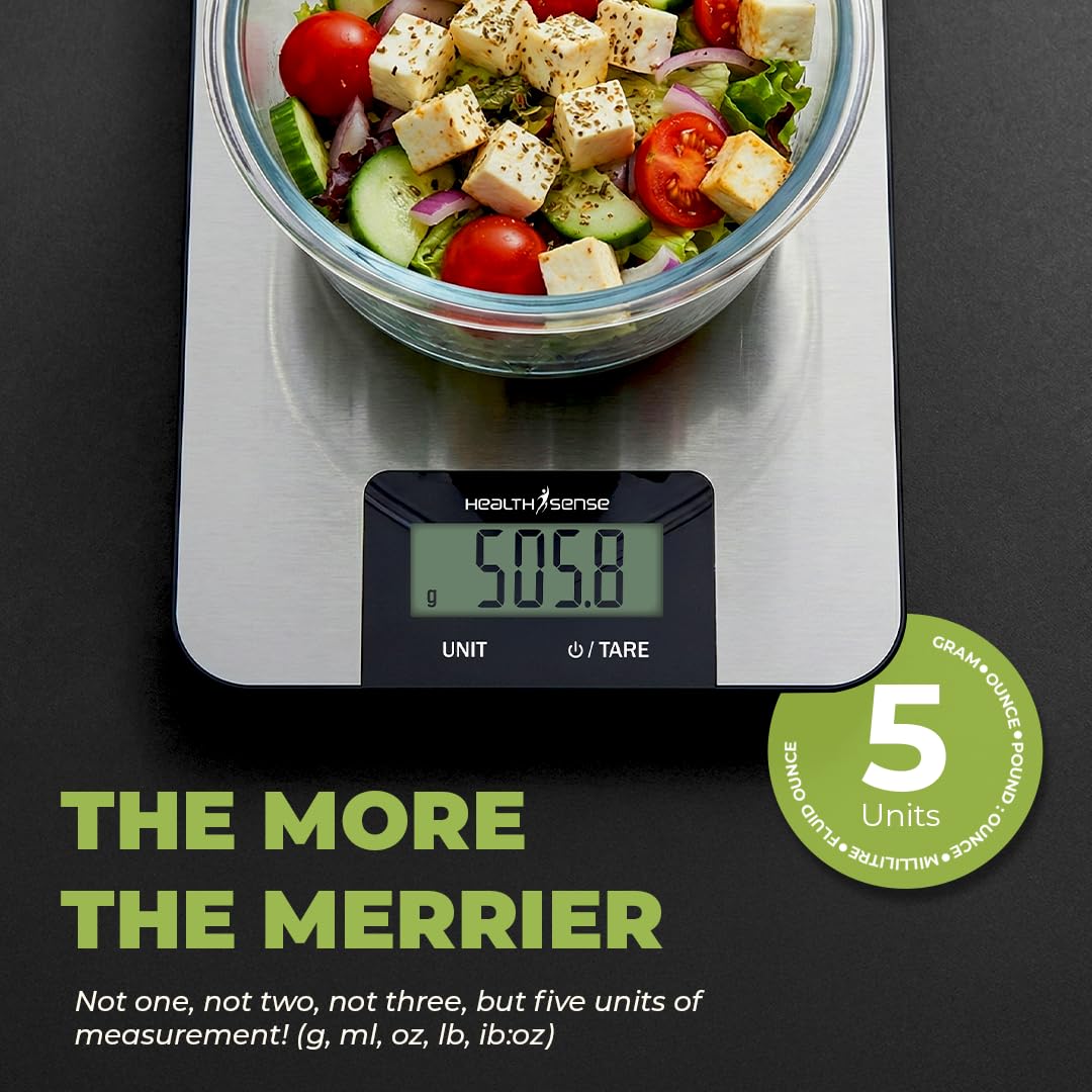 Cooklet WeighPro™ – Digital Kitchen Weighing Scale | High Precision & Stainless Steel