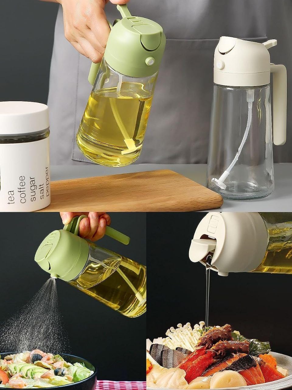 Cooklet SprayPro™ – Oil Spray Bottle | Perfect Mist for Cooking & Air Frye