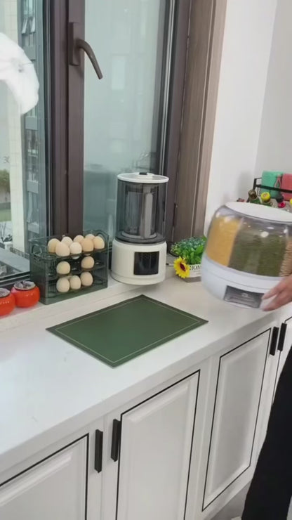 Cooklet Dispenso™ – 360° Smart Grain Dispenser | Airtight Storage for Rice, Dal & Pulses